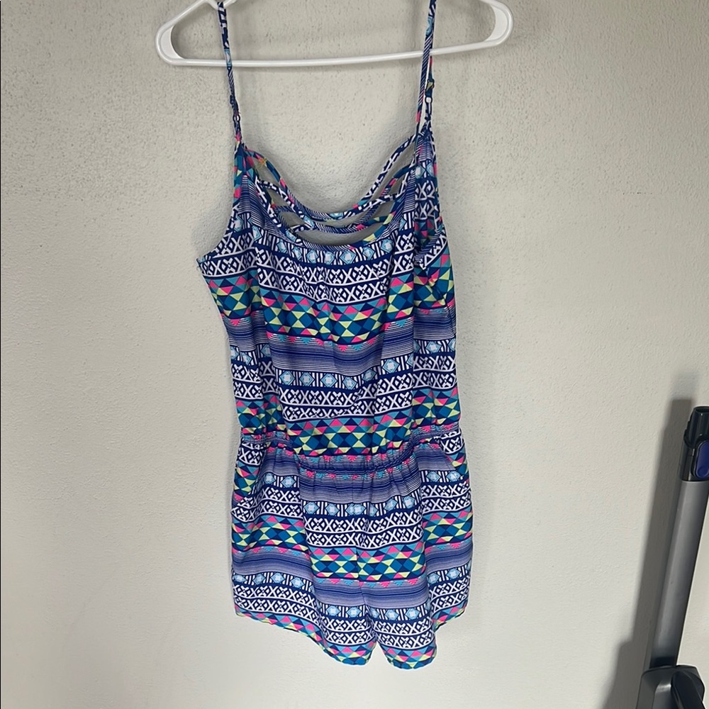 Colorful Patterned Romper
